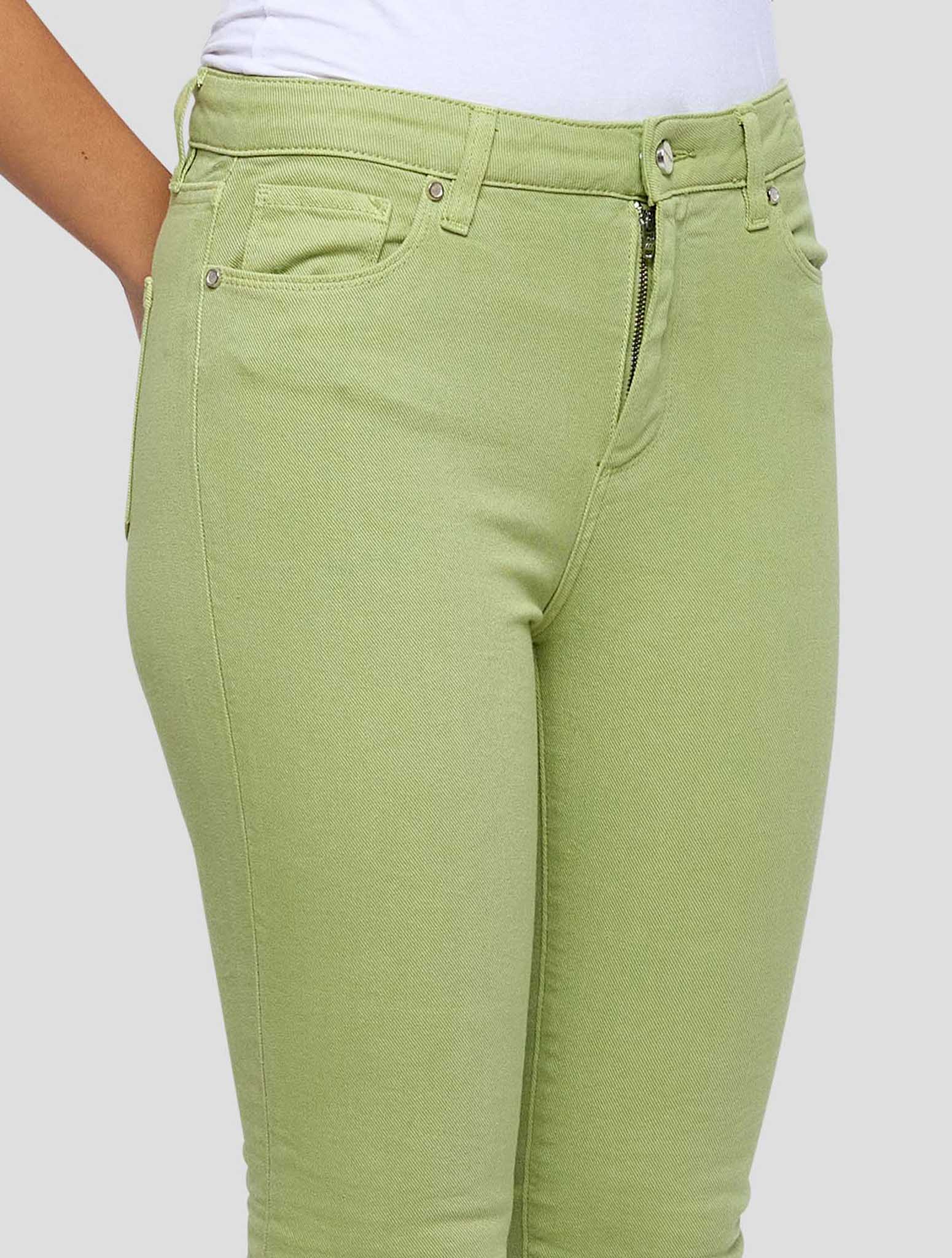 Kiton Green Cotton Ea Jeans Women