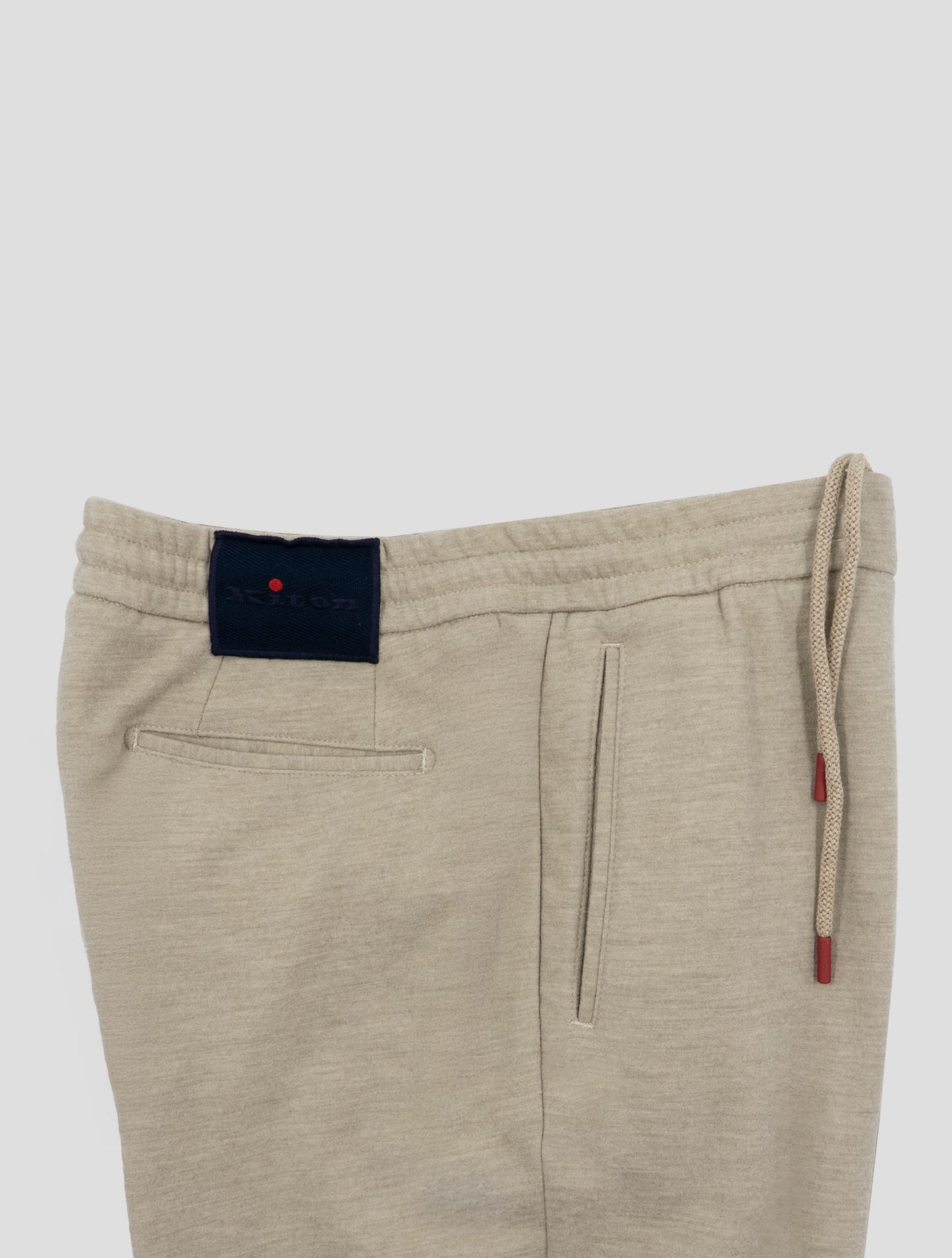 Kiton Beige Wool Pa Pants