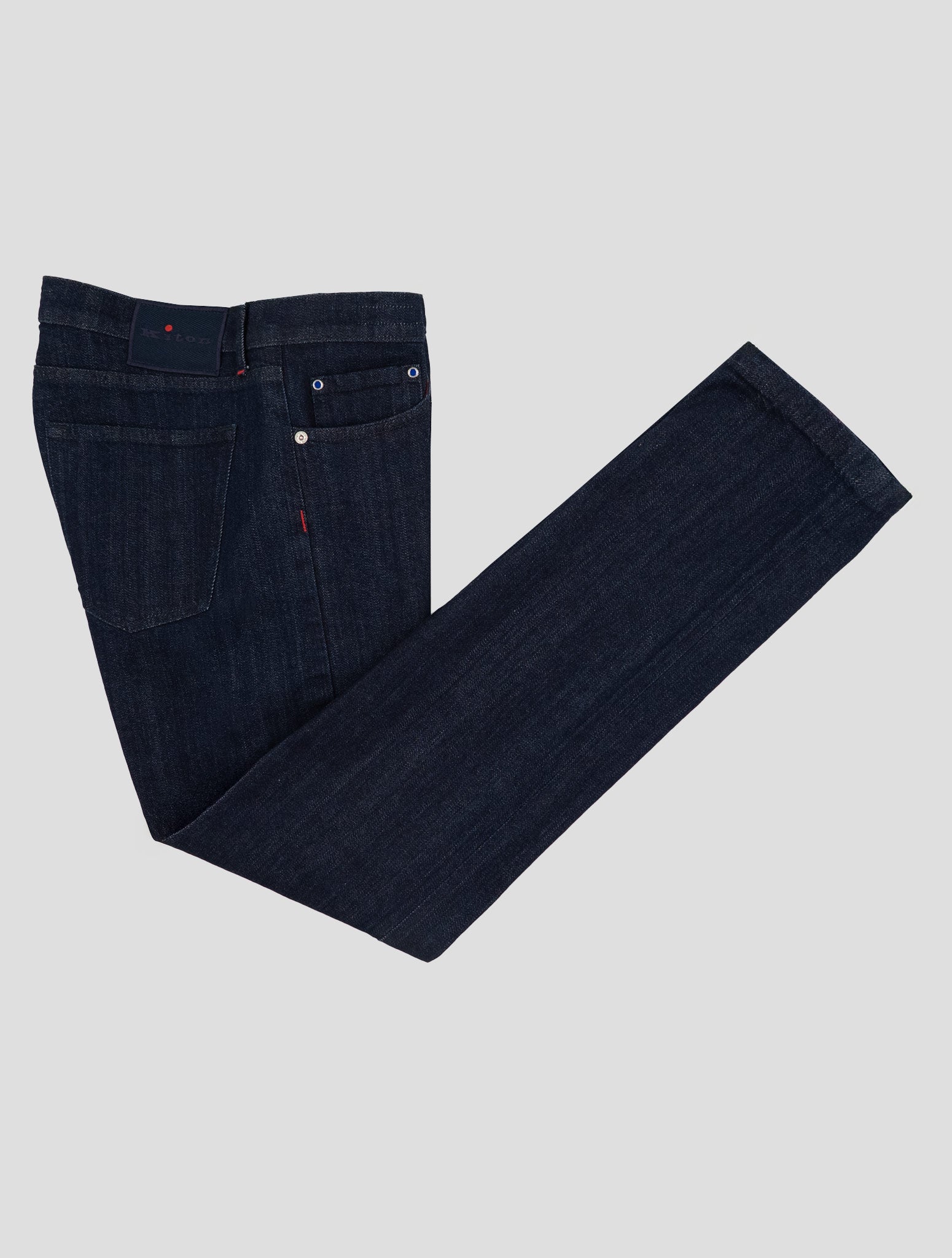 Kiton Blue Cotton Ea Jeans