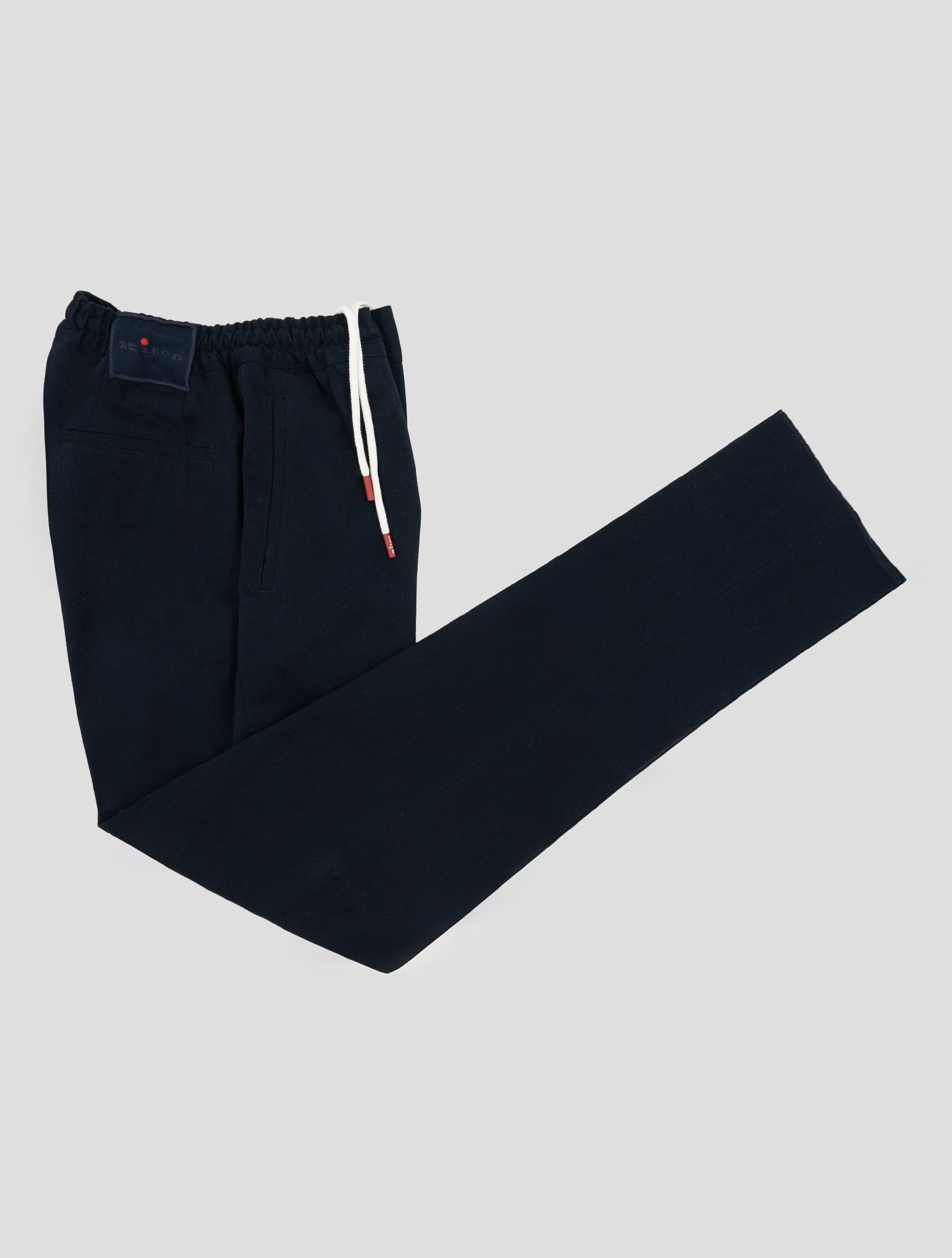 Kiton Blue Cotton Ea Pants