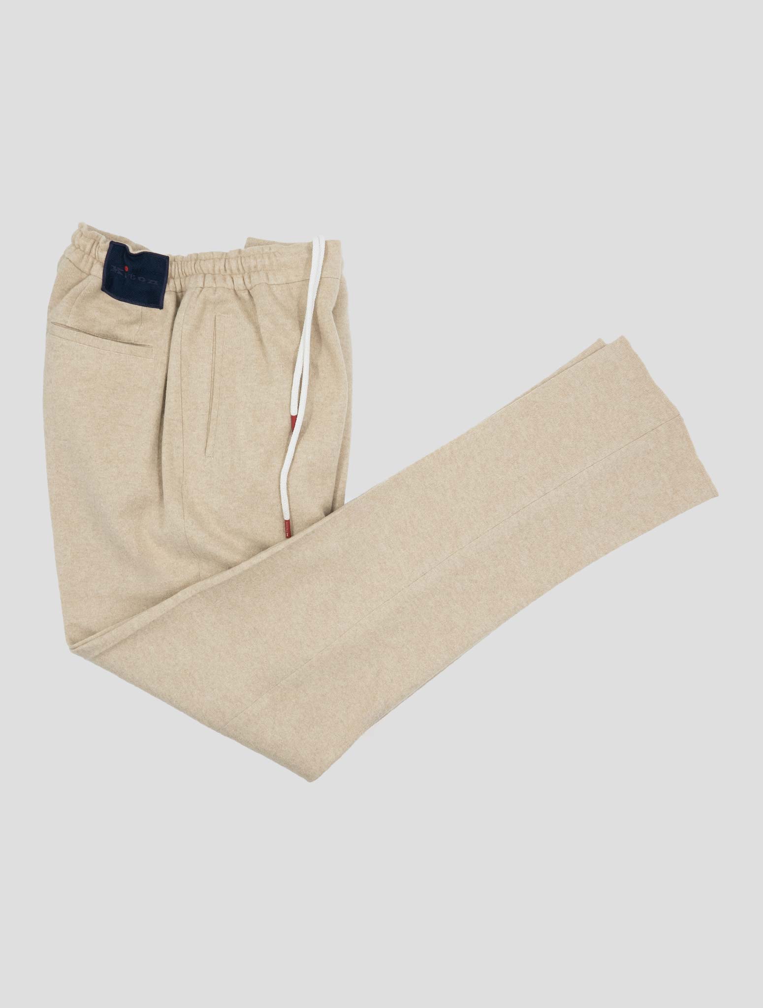 Kiton Beige Cashmere Pa Pants