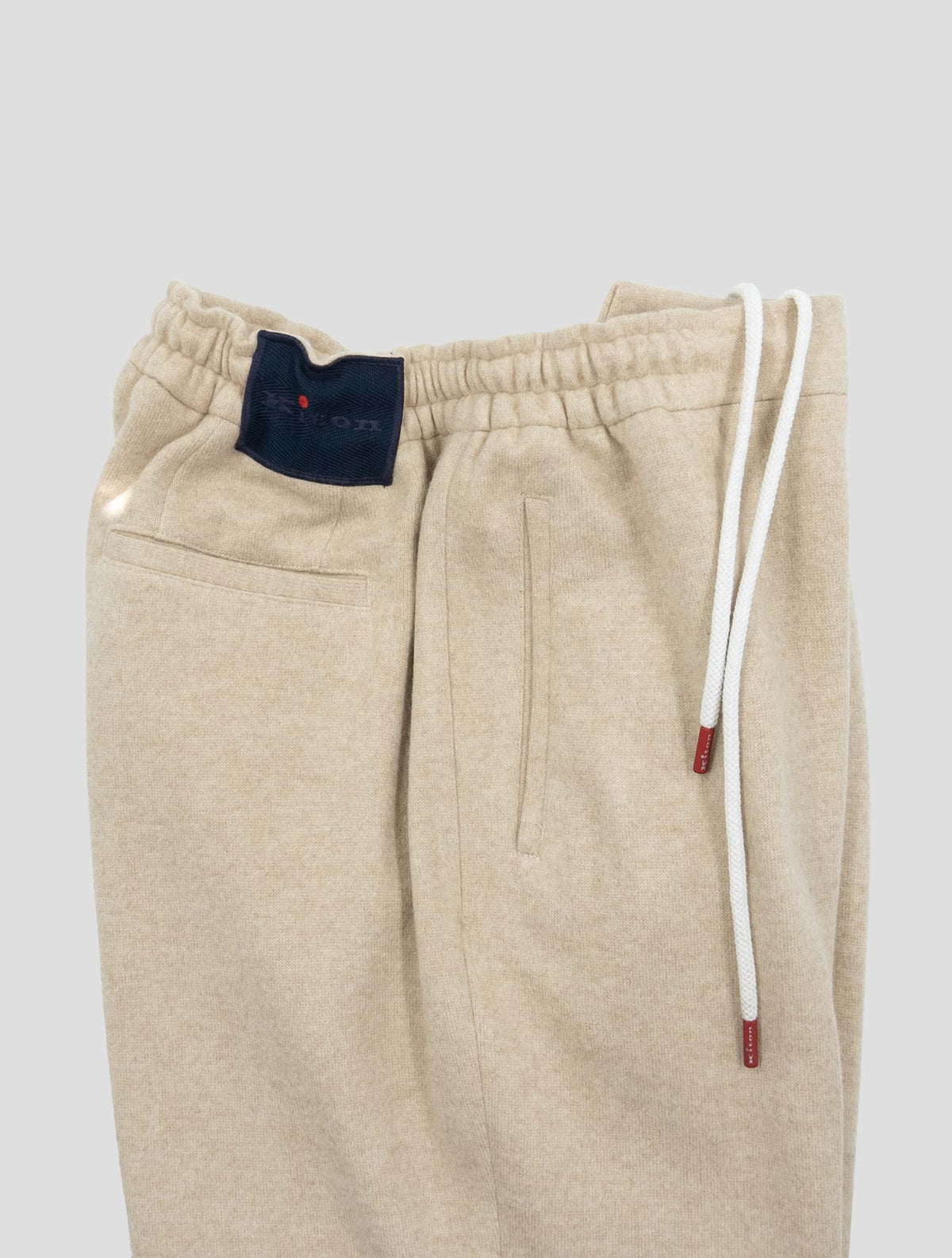 Kiton Beige Cashmere Pa Pants