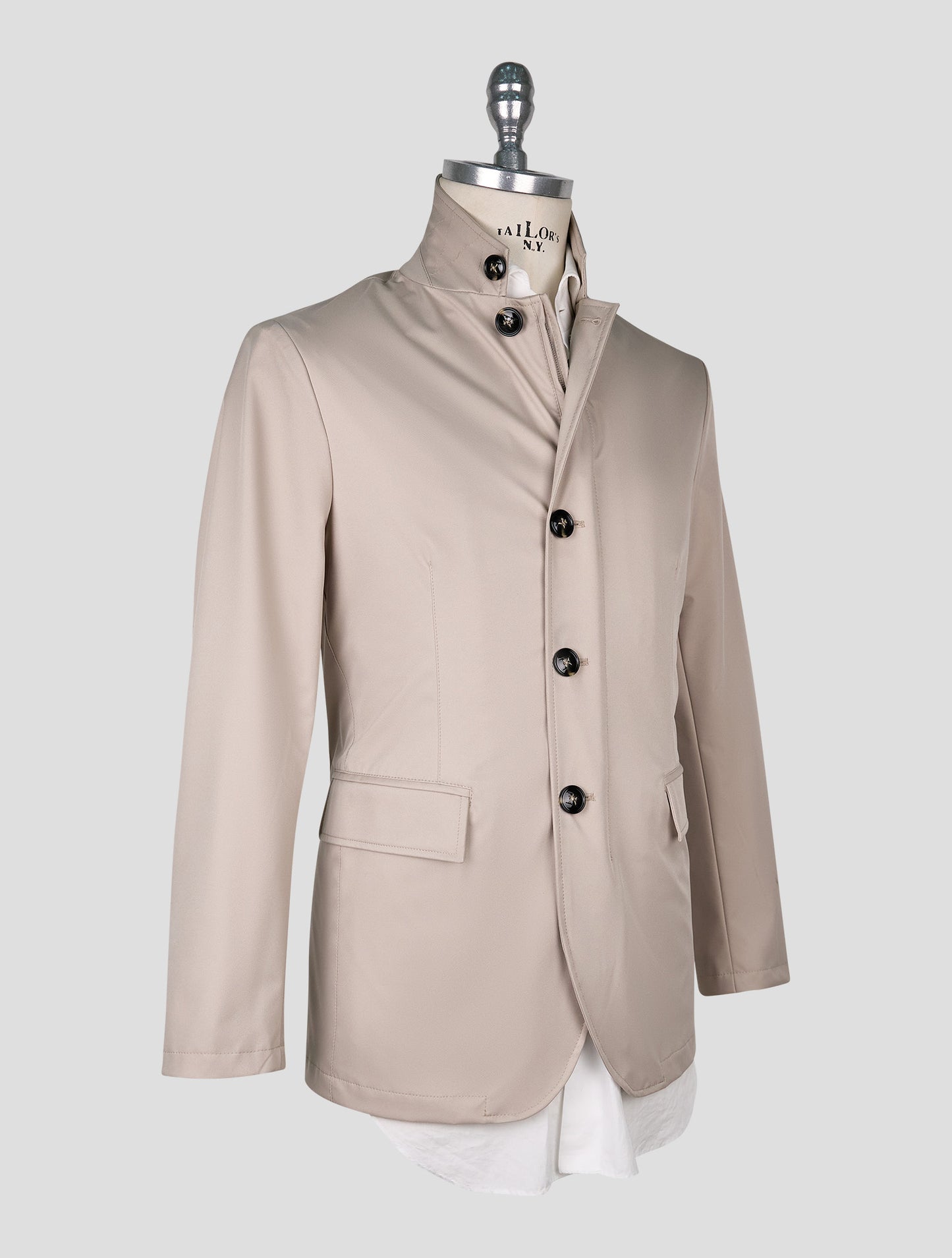 Kiton Beige Pl Coat
