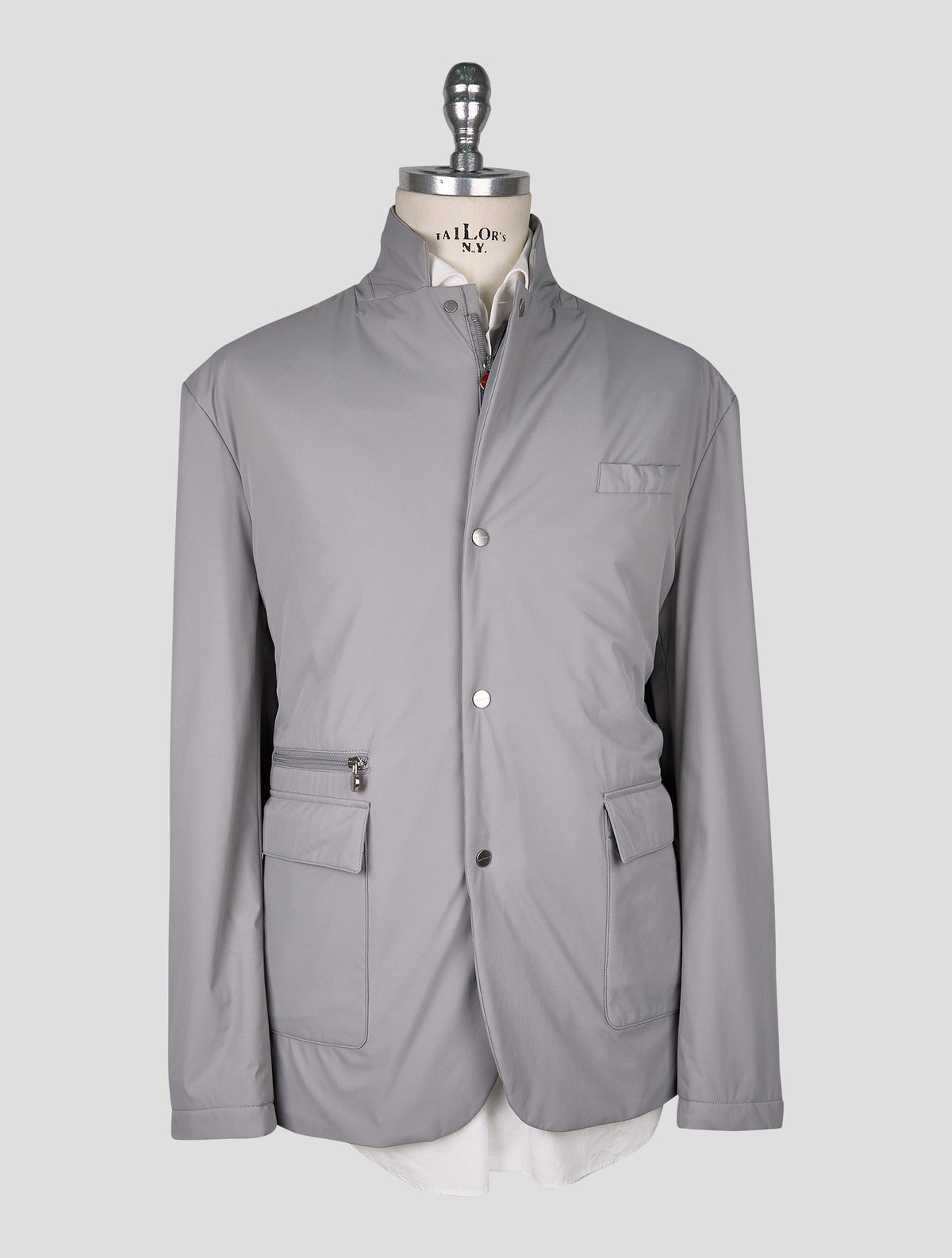 Kiton Gray Pl Coat