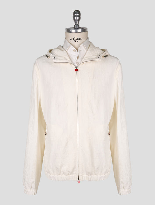 Kiton White Linen Coat