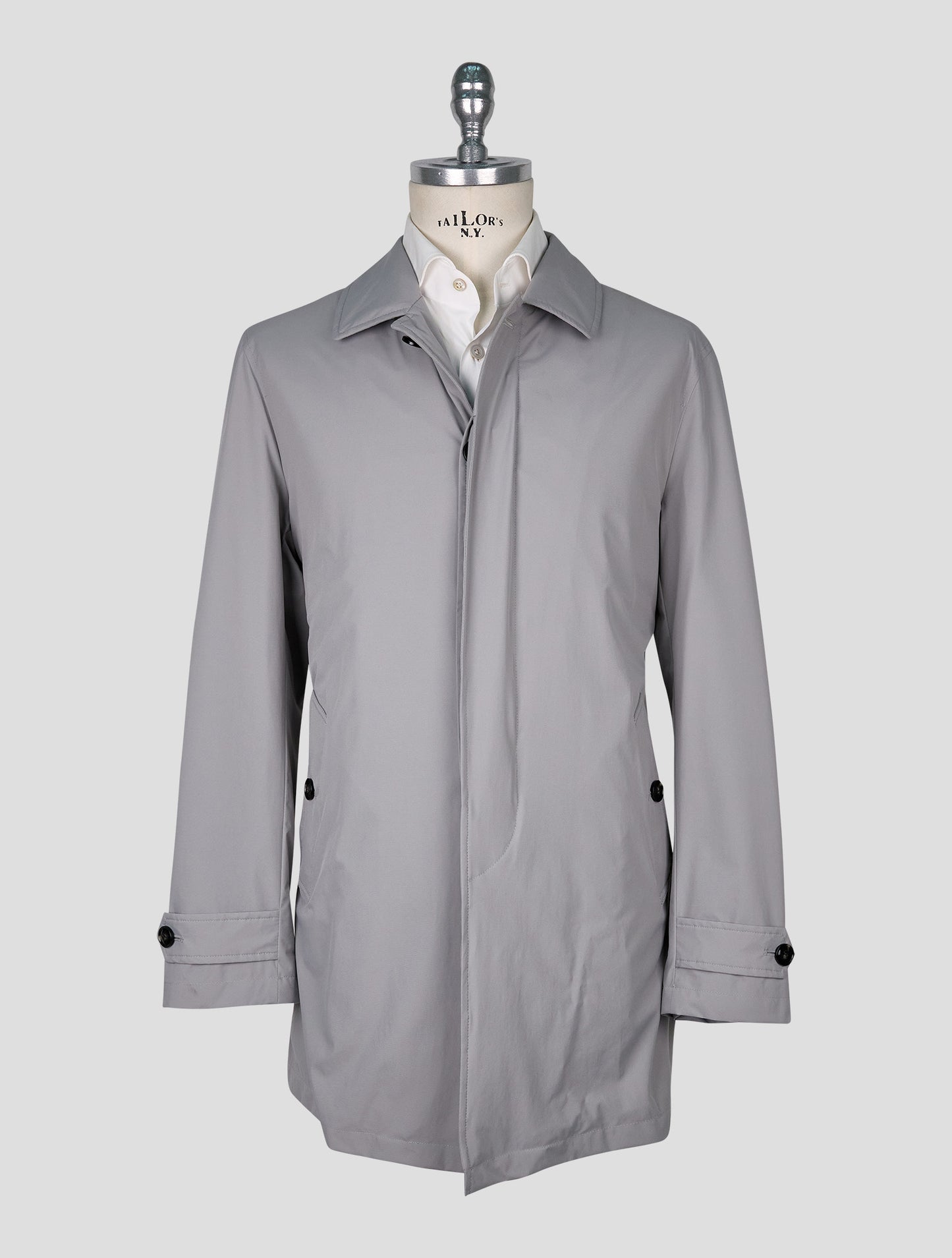 Kiton Gray Pl Coat