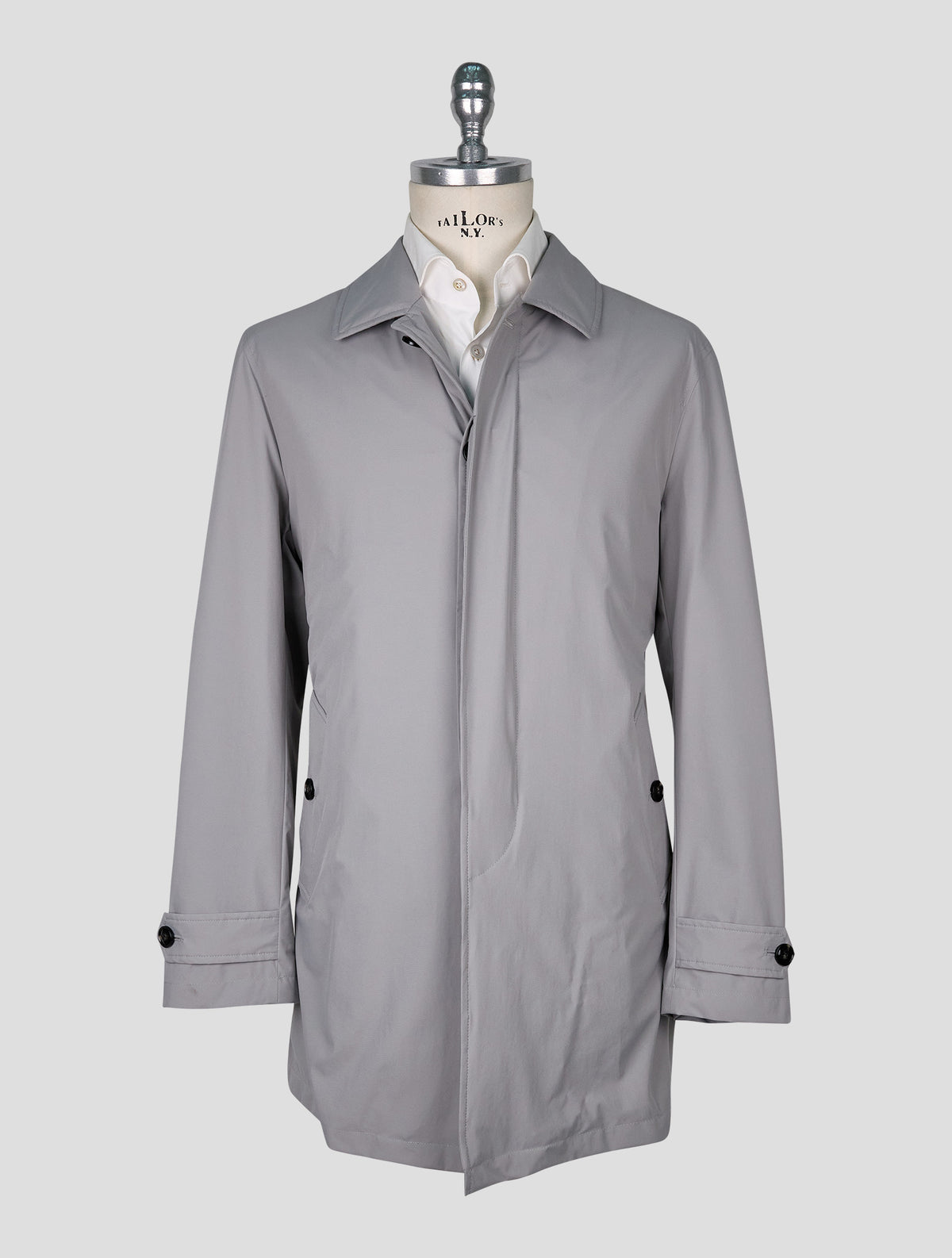 Kiton Gray Pl Coat