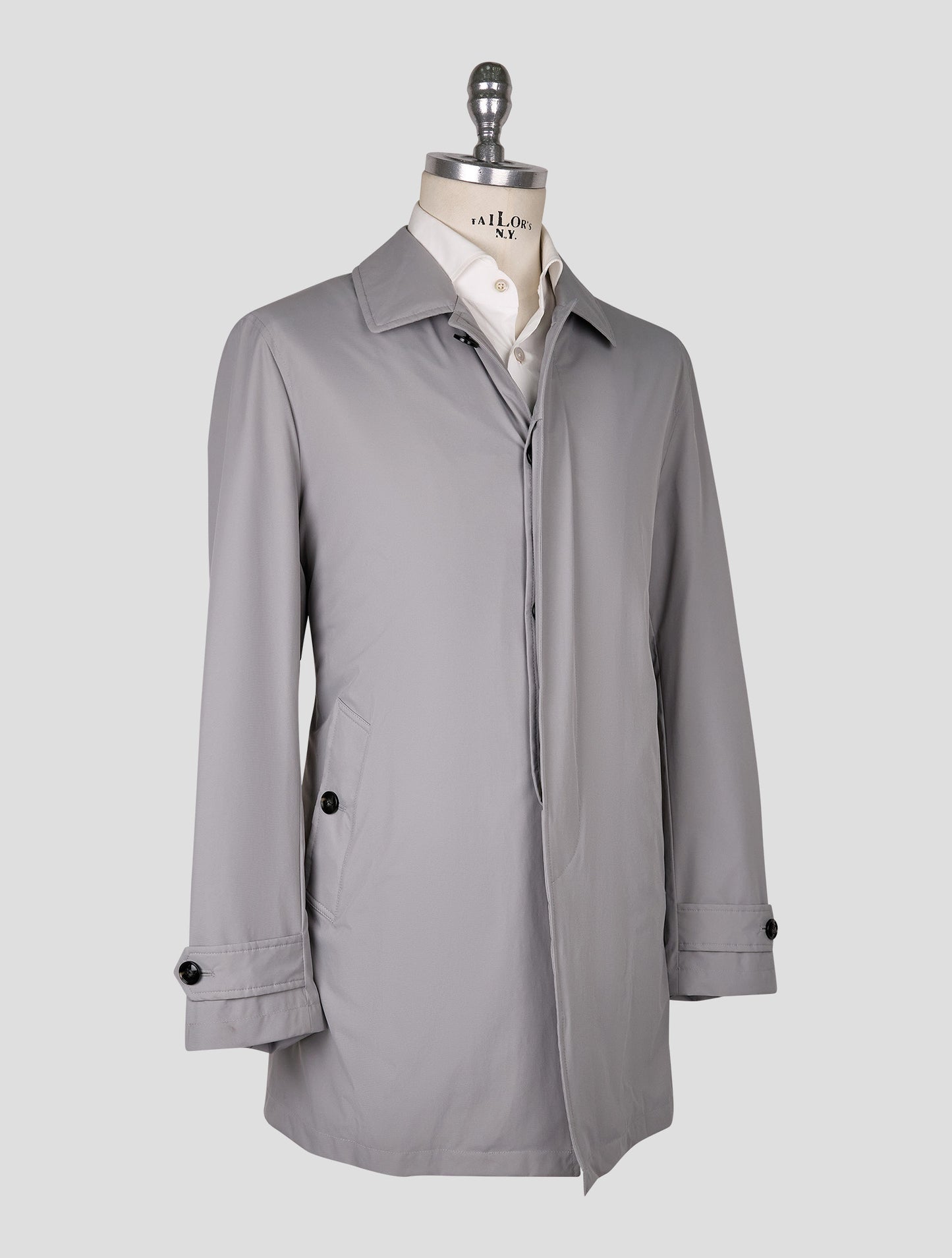 Kiton Gray Pl Coat