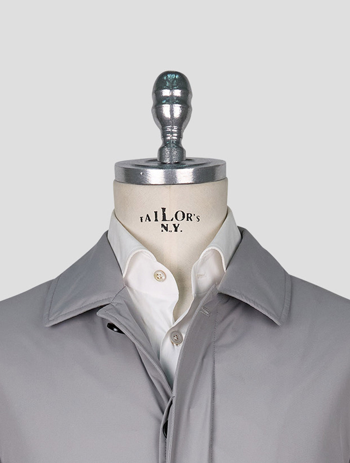 Kiton Gray Pl Coat