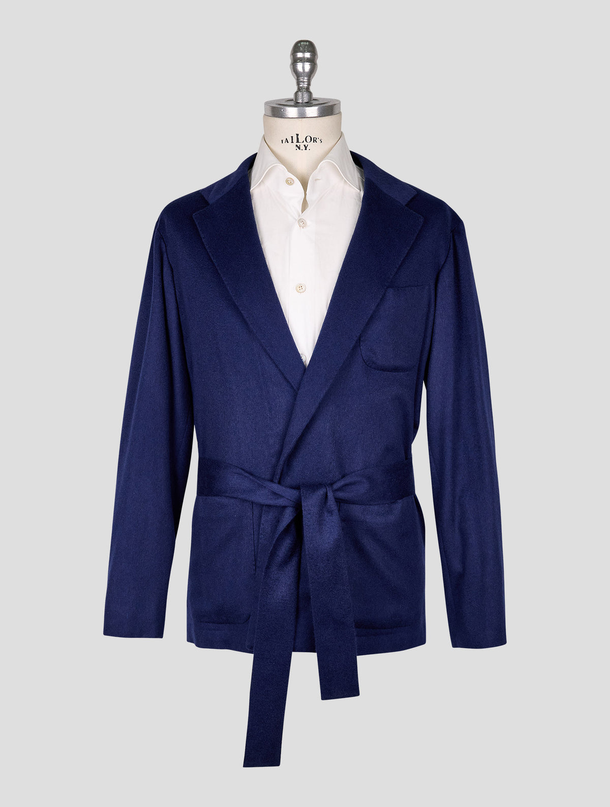Kiton Blue Cashmere Pa Ea Blazer