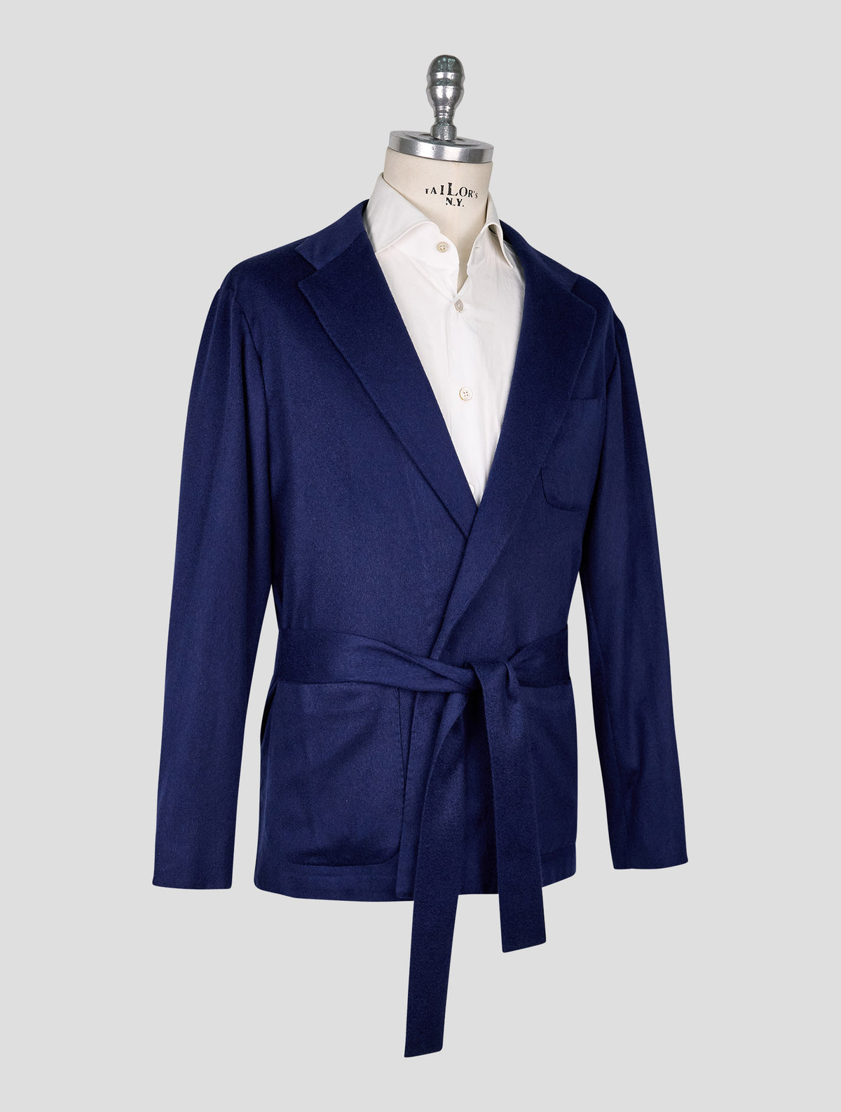 Kiton Blue Cashmere Pa Ea Blazer