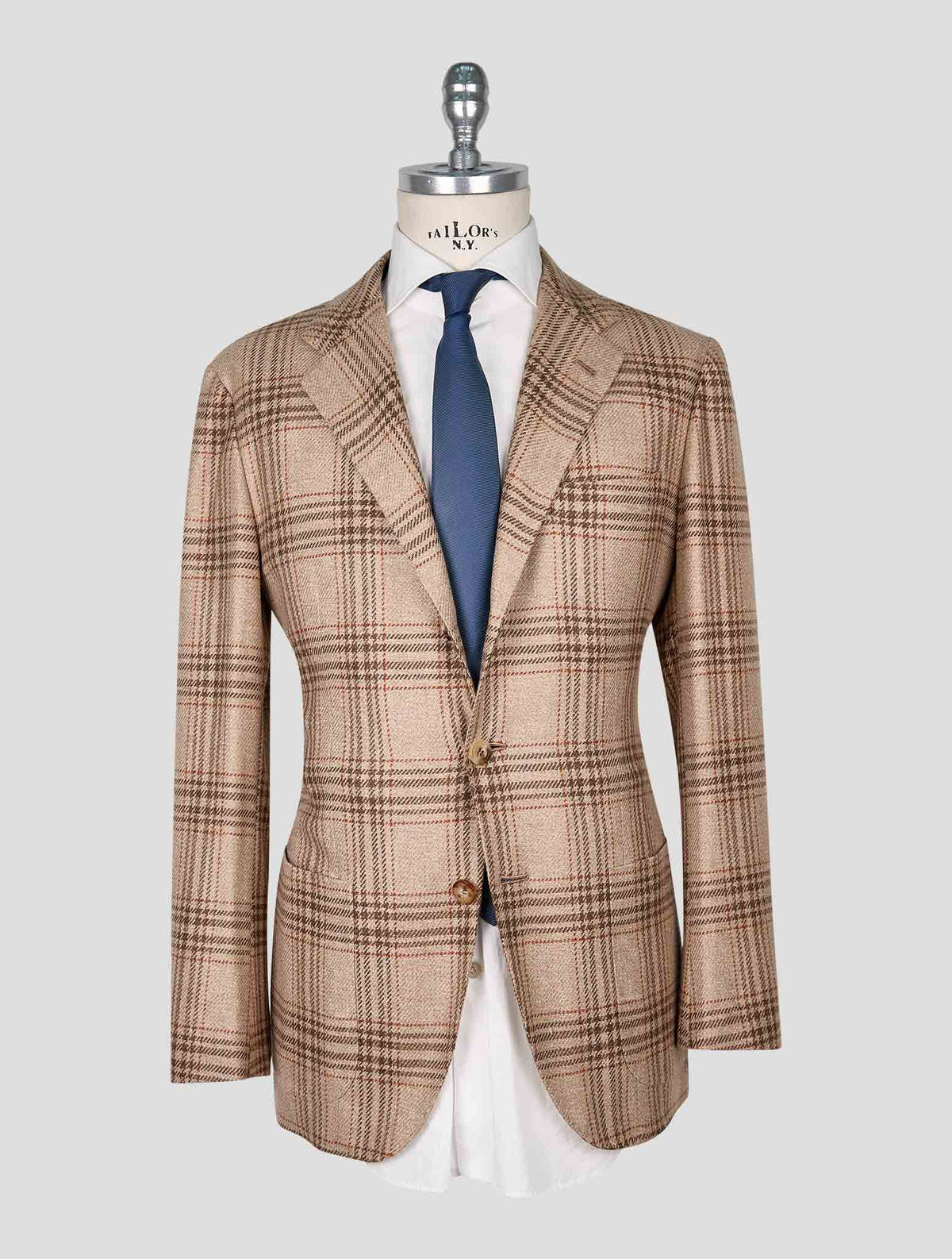 Kiton Brown Cashmere Blazer