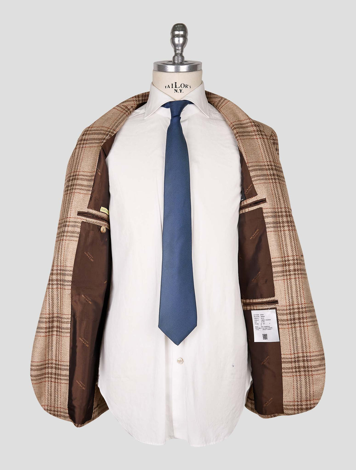 Kiton Brown Cashmere Blazer