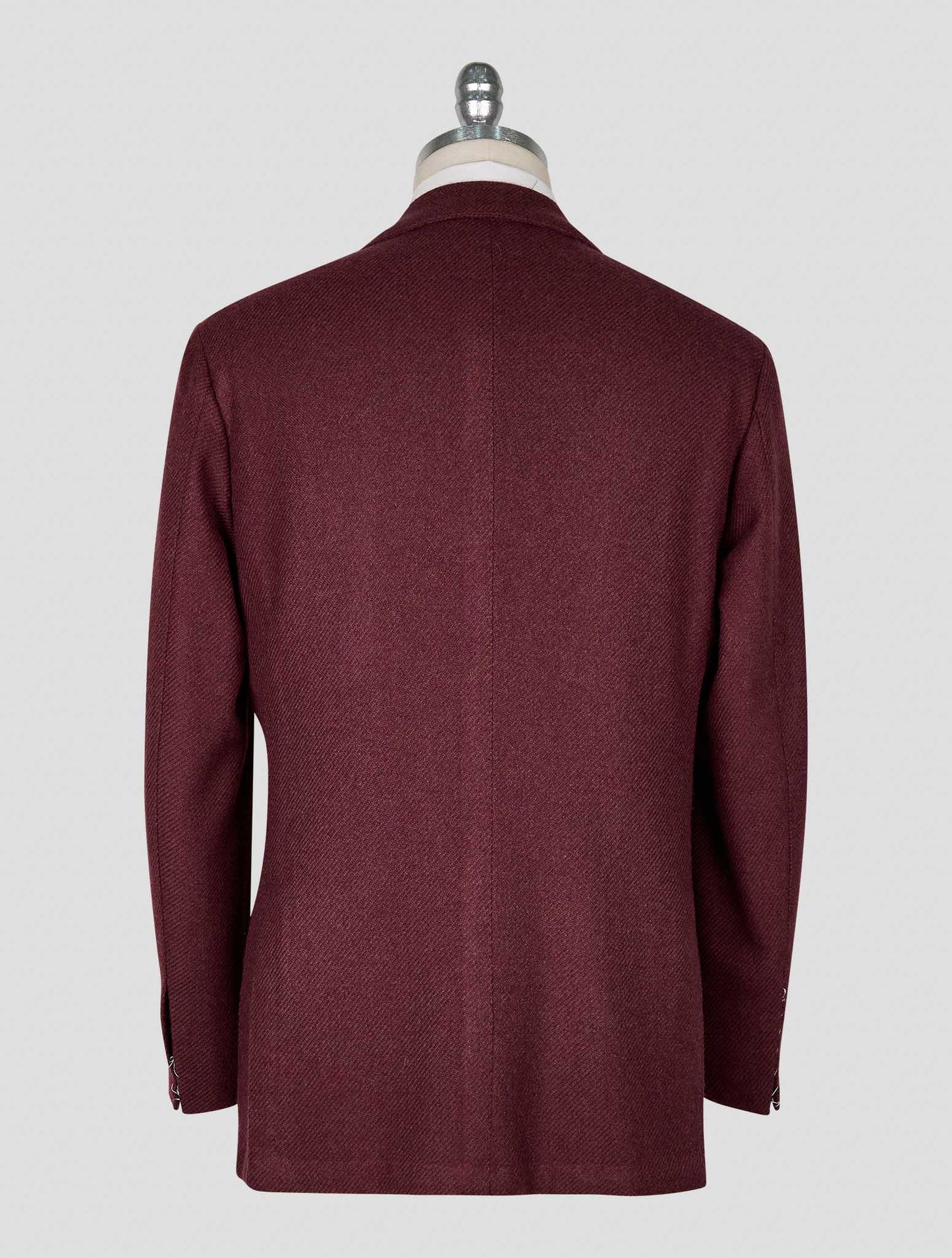 Kiton Burgundy Cashmere Blazer