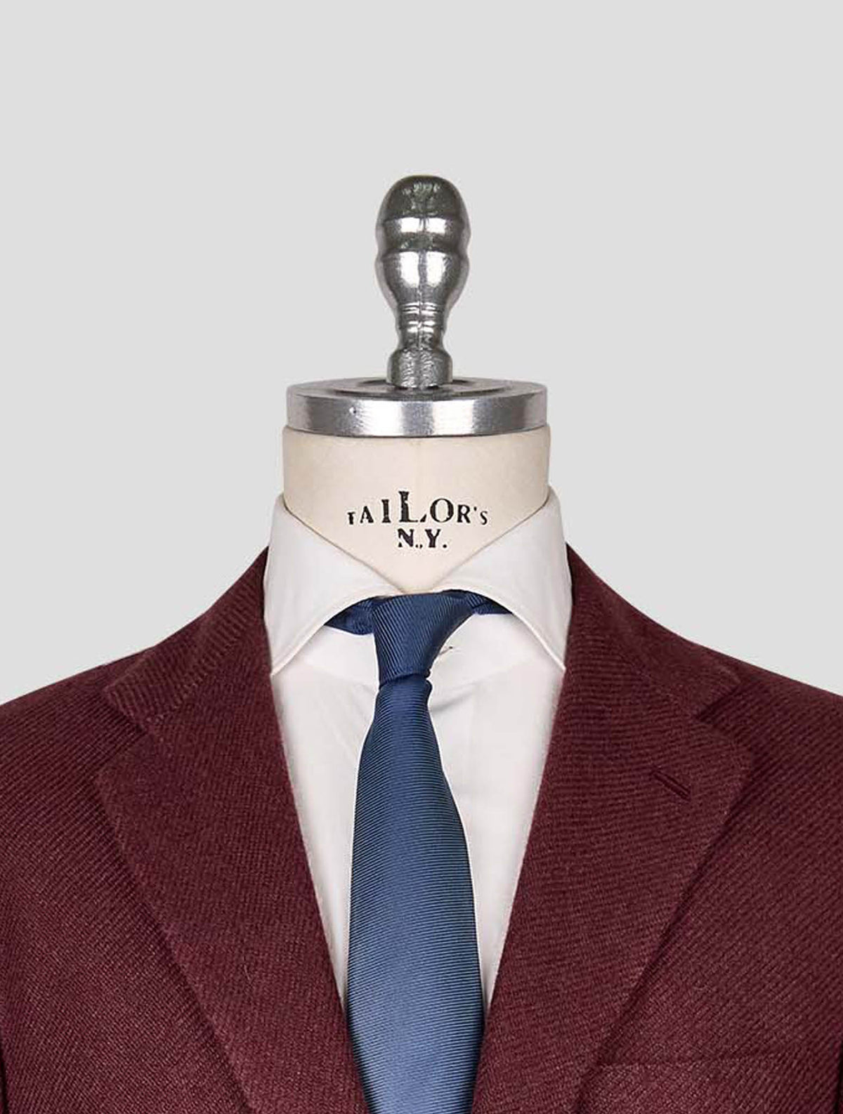 Kiton Burgundy Cashmere Blazer
