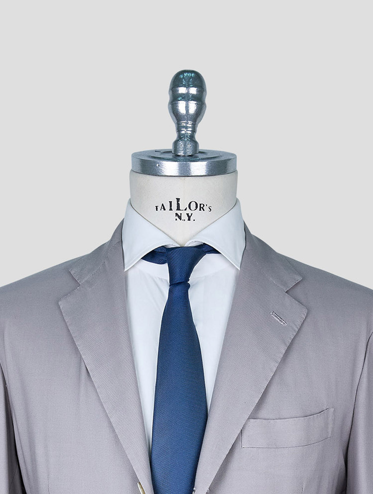 Kiton Gray Cashmere Blazer
