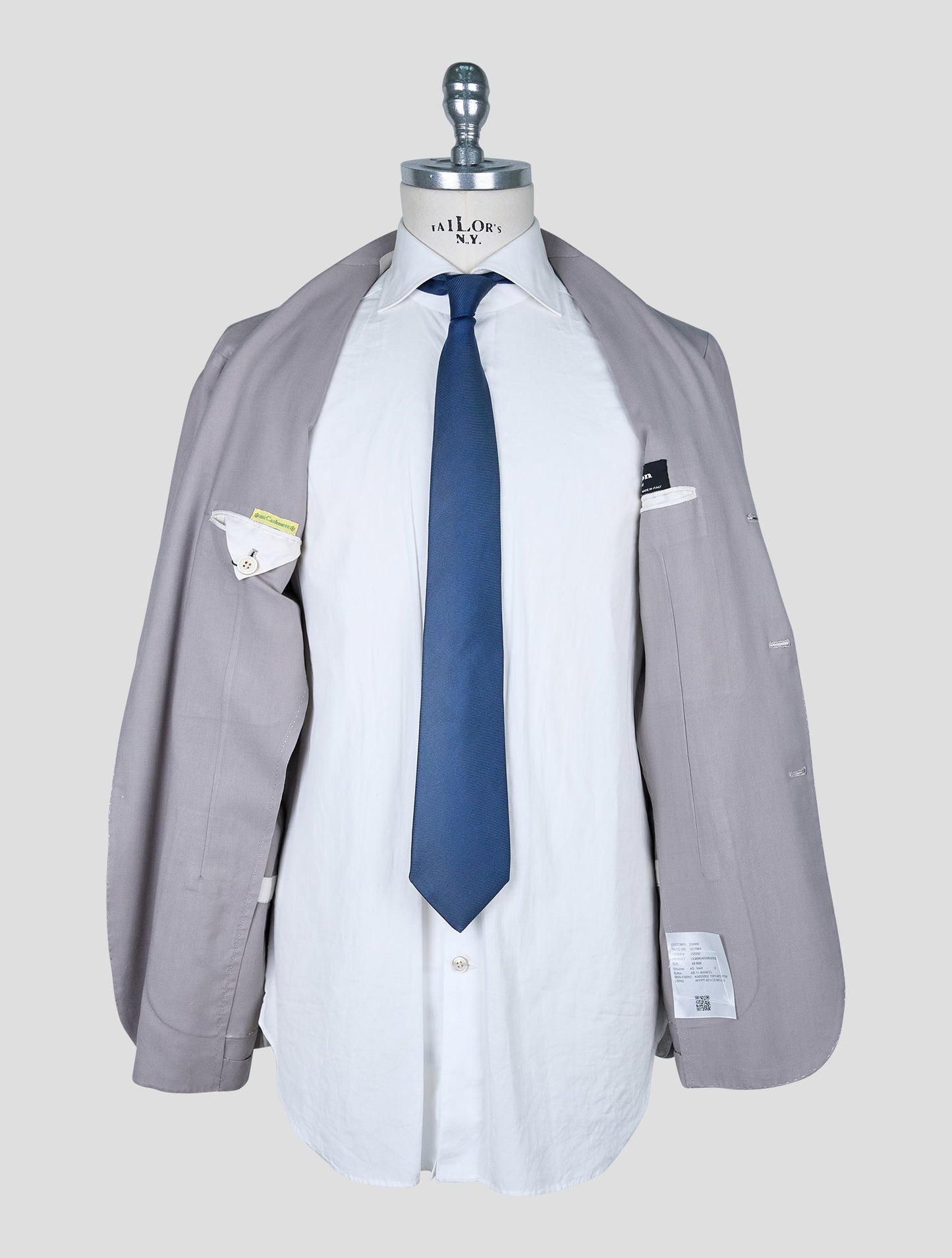 Kiton Gray Cashmere Blazer