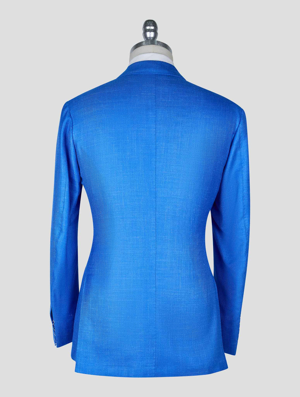 Kiton Blue Cashmere Silk Linen Blazer