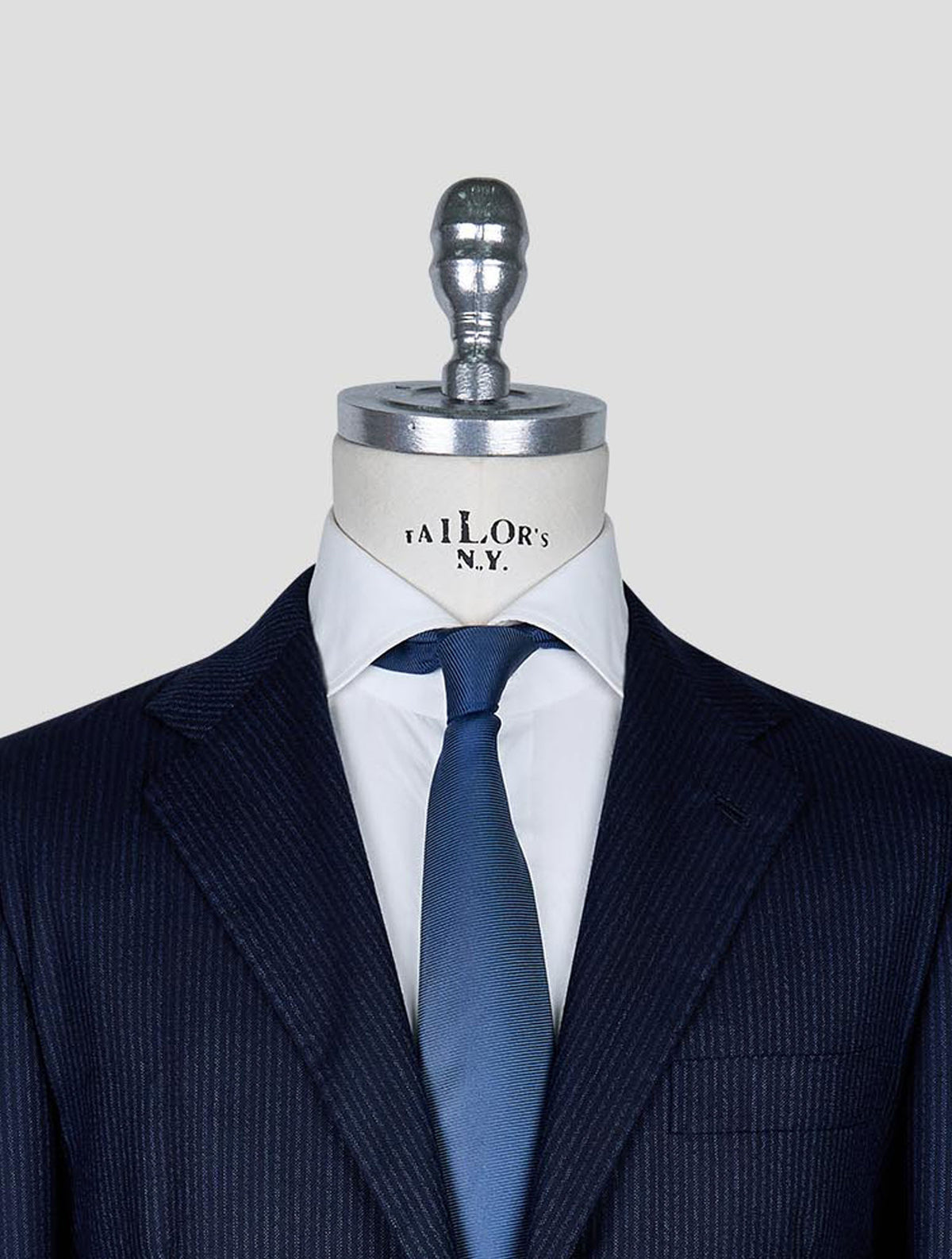 Kiton Blue Cashmere Suit