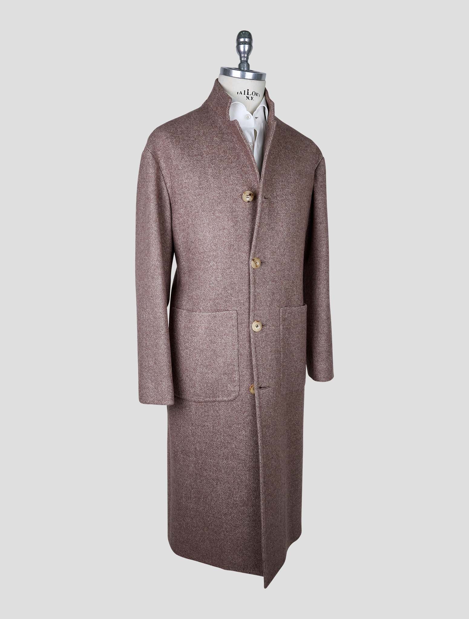 Kiton Brown Cashmere Overcoat