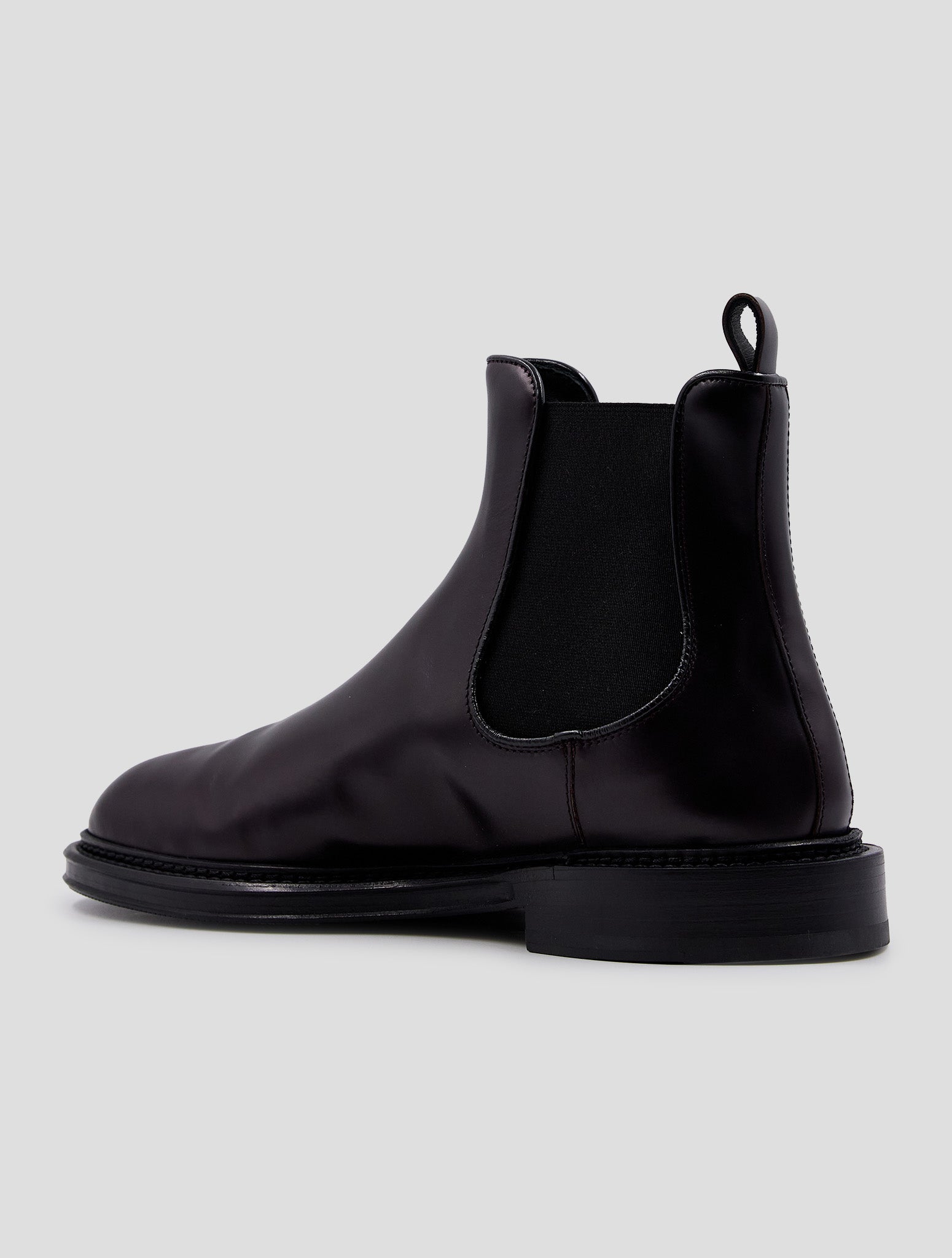 Kiton Burgundy Leather Boots