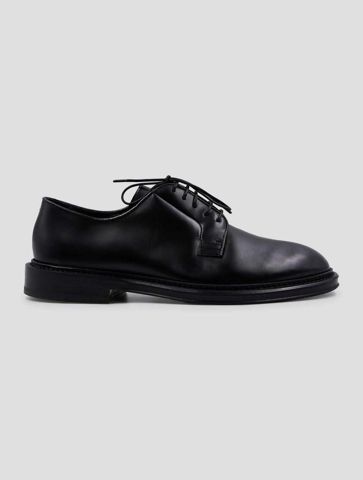 Kiton Black Leather Dress Shoes