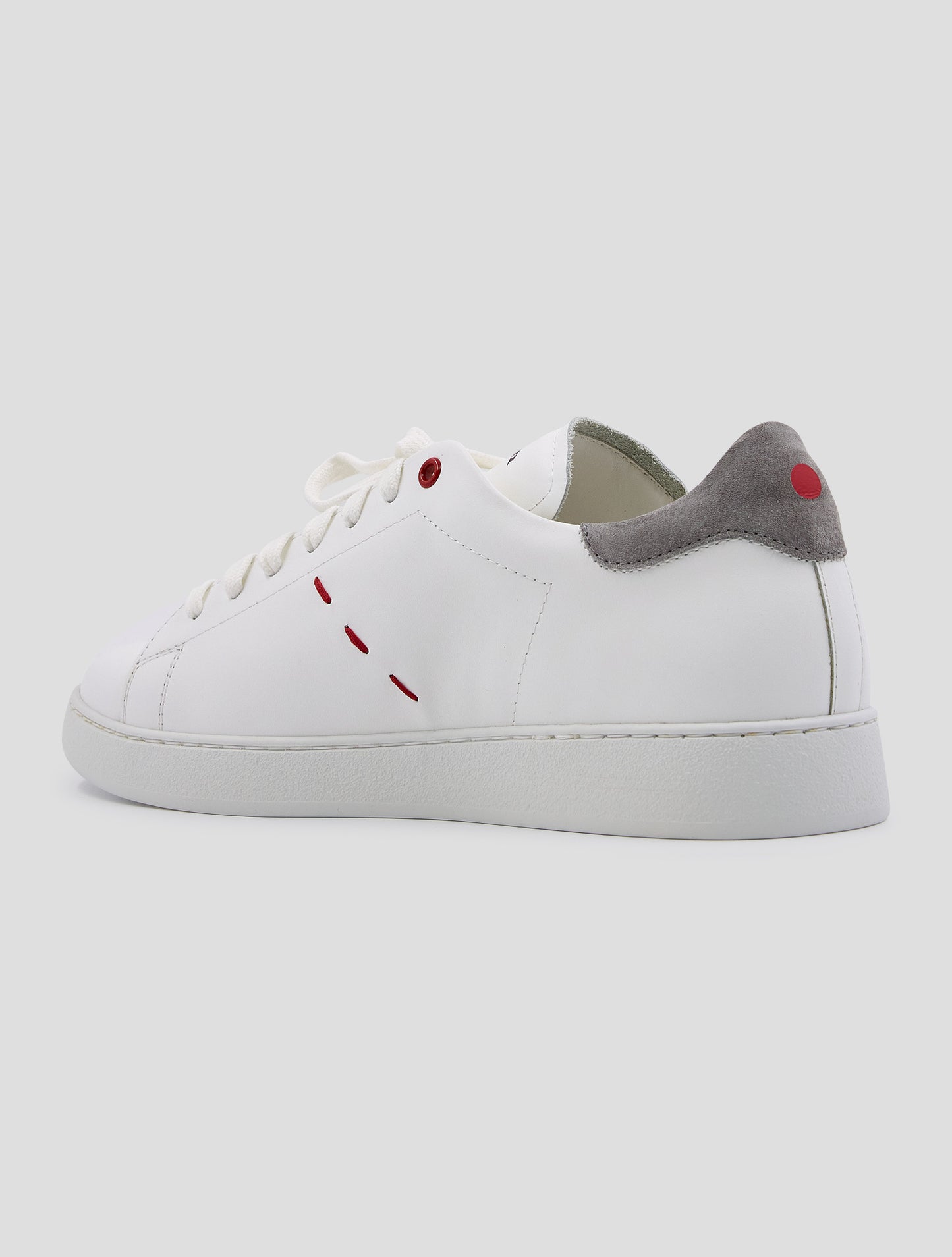 Kiton White Leather Sneakers