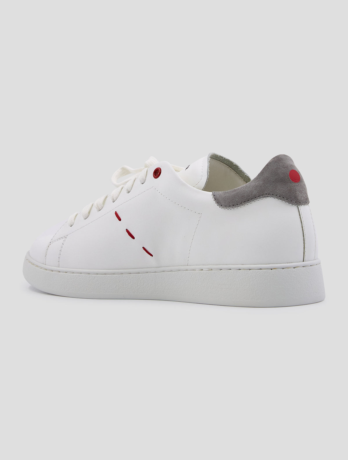 Kiton White Leather Sneakers