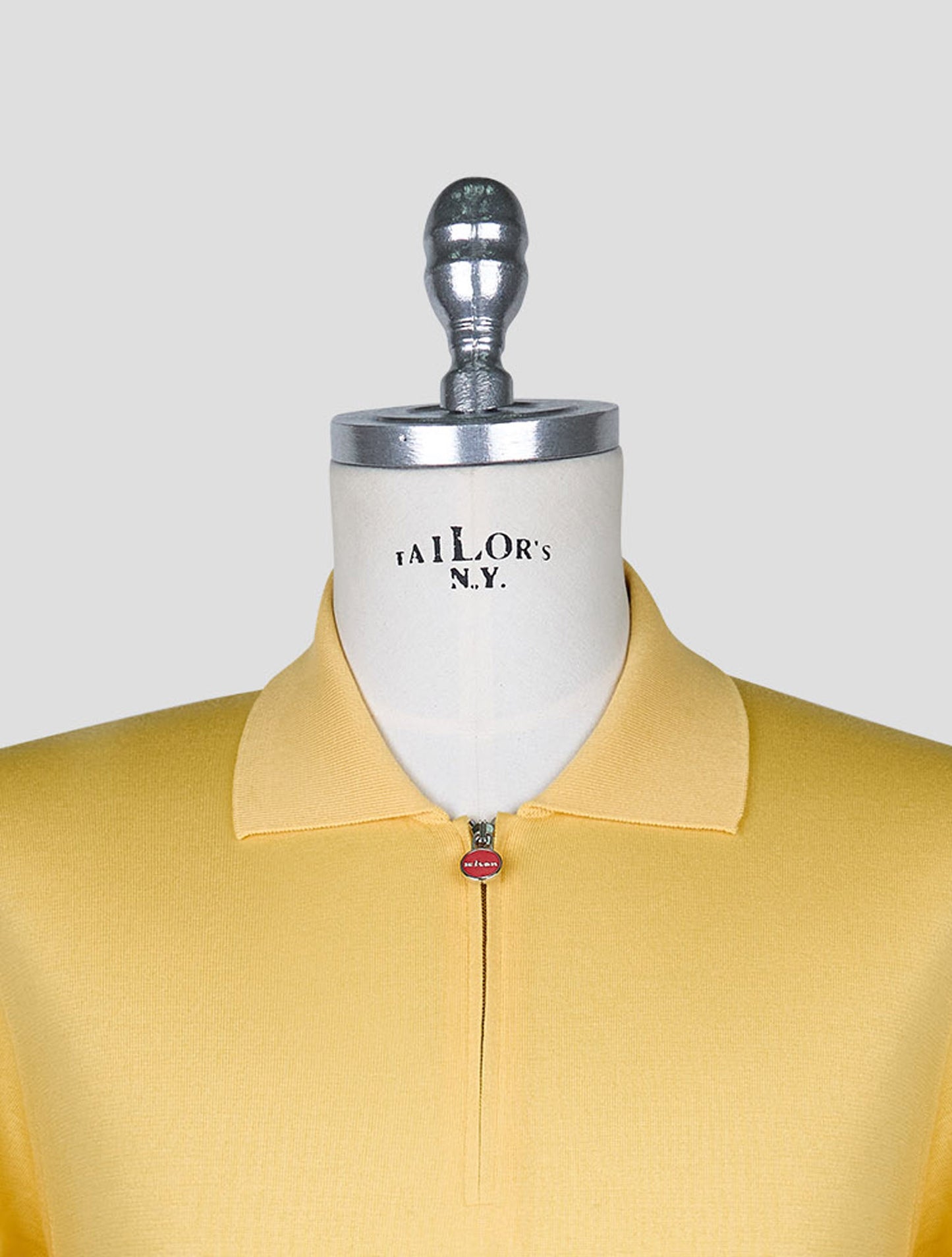 Kiton Yellow Cotton Polo