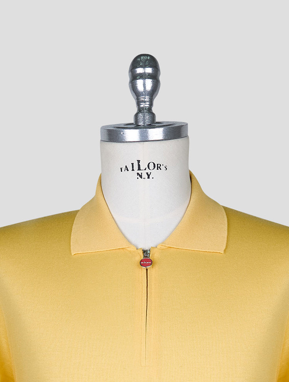 Kiton Yellow Cotton Polo