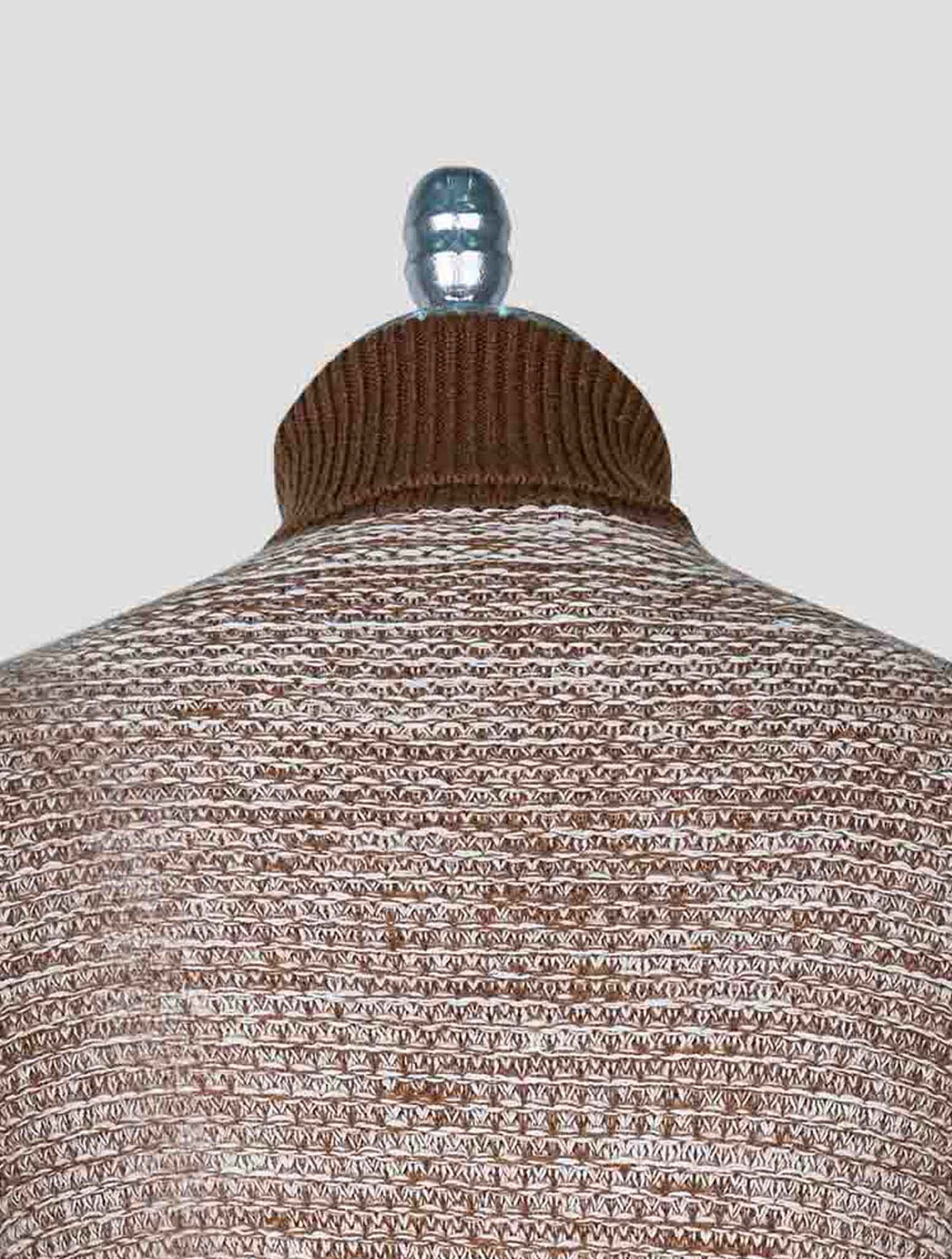 Kiton Brown Cashmere Sweater Turtleneck