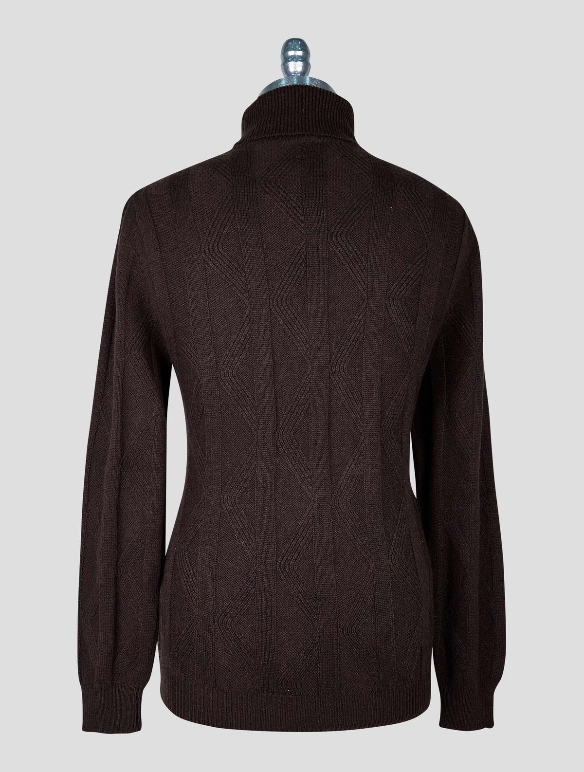 Kiton Brown Cashmere Sweater Turtleneck