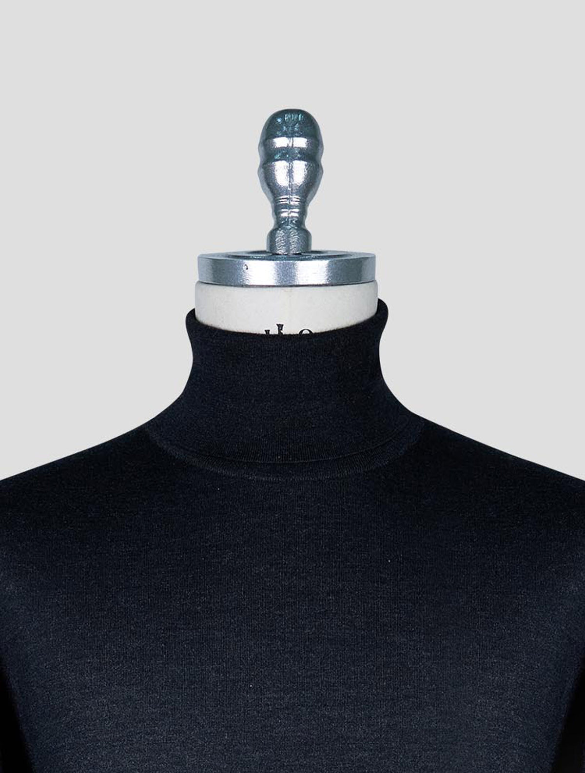 Kiton Dark Gray Cashmere Silk Sweater Turtleneck