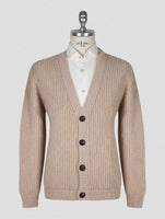 Kiton Brown Cashmere Cardigan