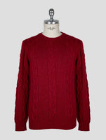 Kiton Burgundy Cashmere Sweater Crewneck