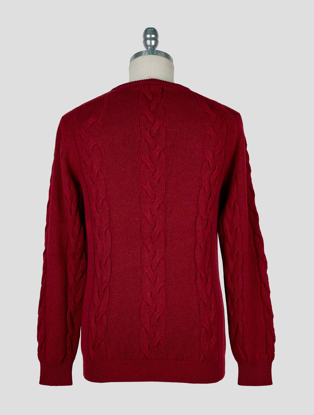 Kiton Burgundy Cashmere Sweater Crewneck