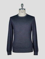 Kiton Gray Wool Sweater Crewneck