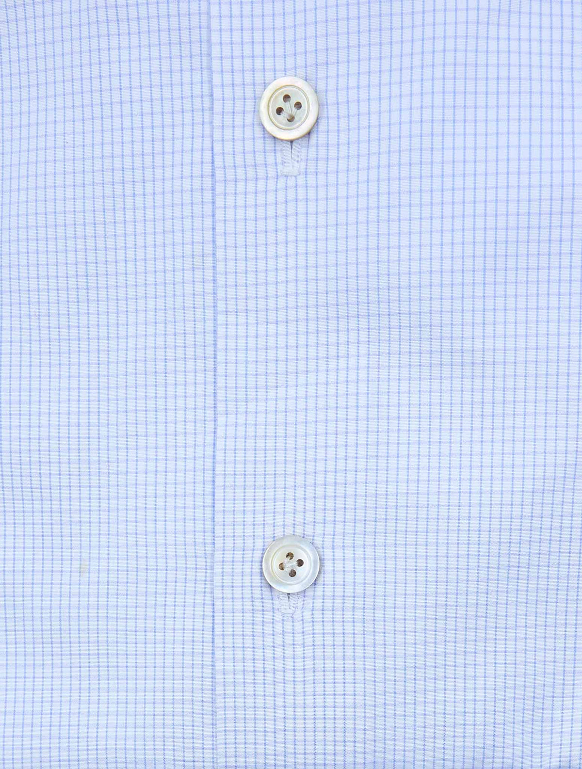 Kiton Light Blue Cotton Shirt