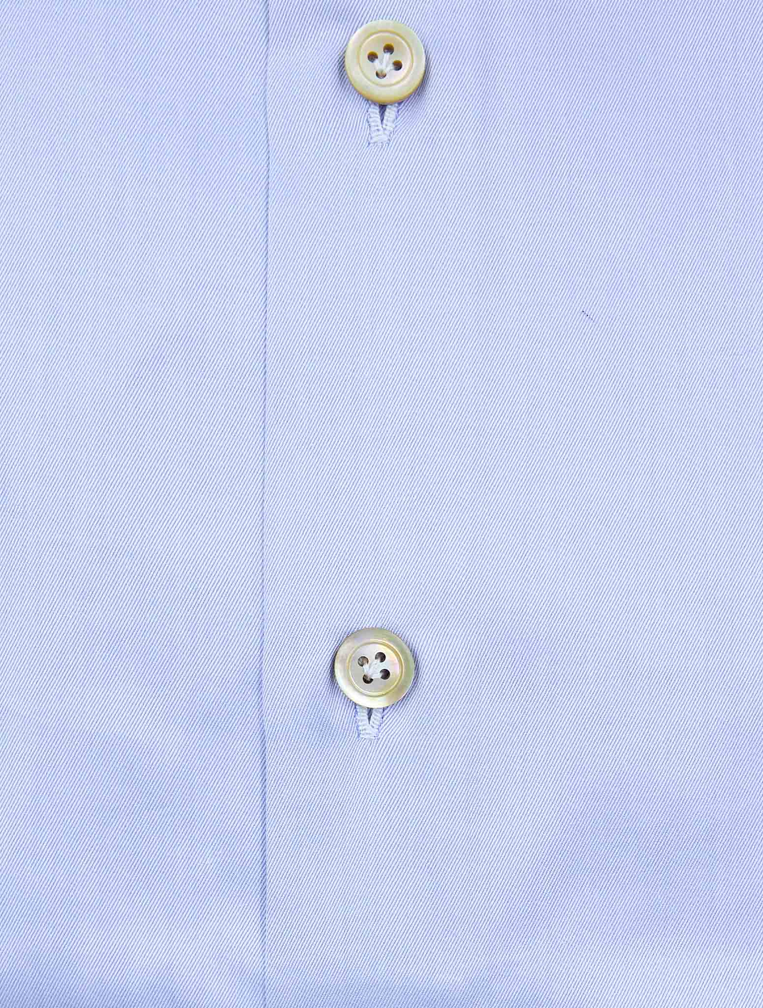 Kiton Light Blue Cotton Shirt