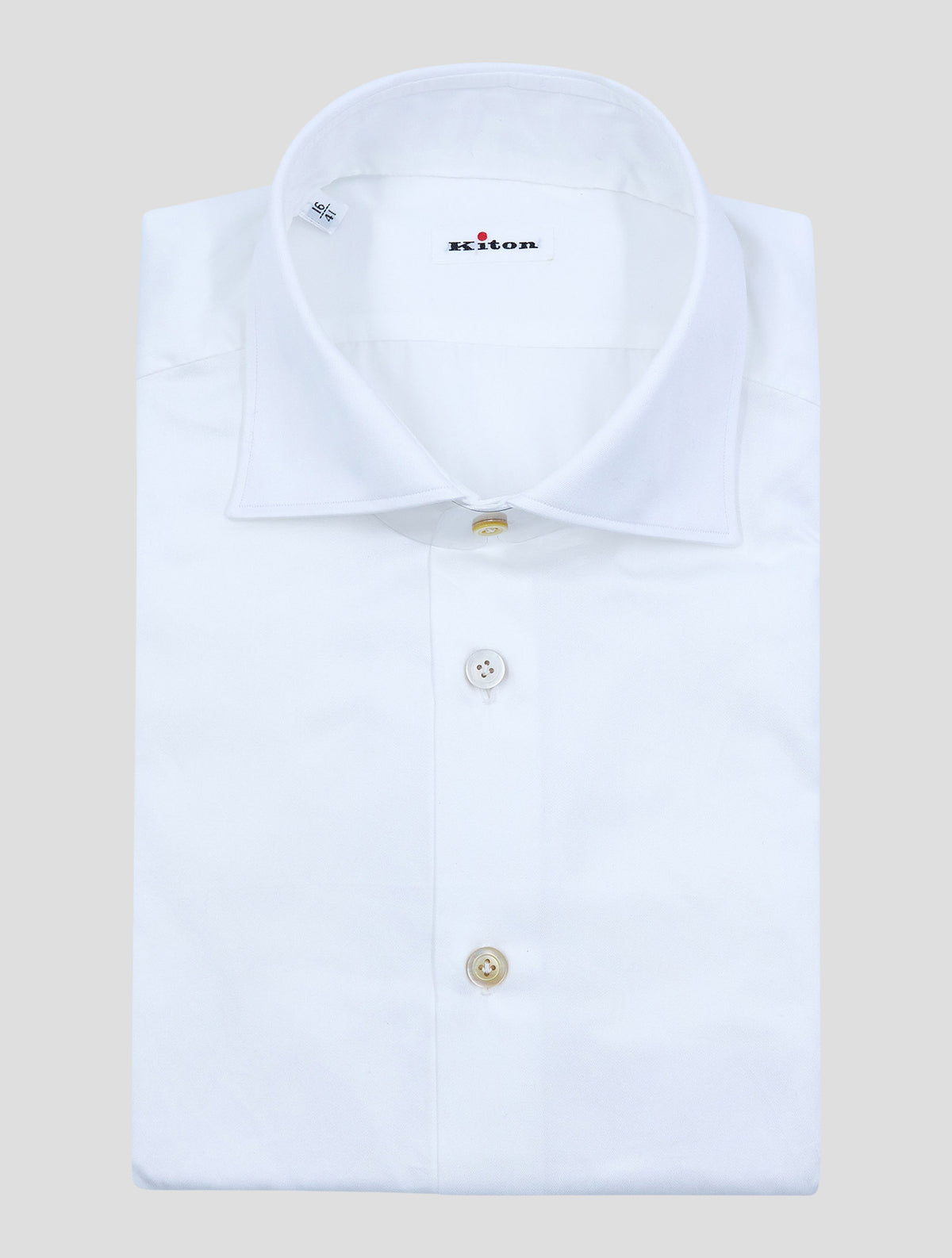 Kiton Light Blue Cotton Shirt
