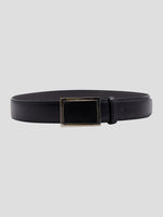 Kiton Black Leather Belt