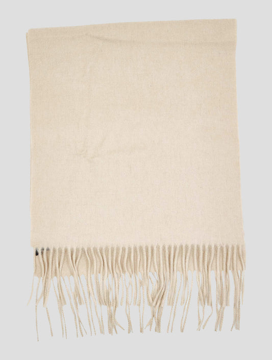 Kiton Beige Cashmere Scarf 37x180