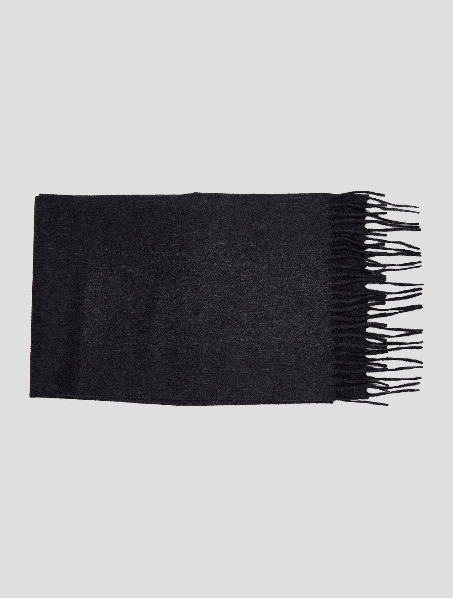 Kiton Dark Gray Cashmere Scarf