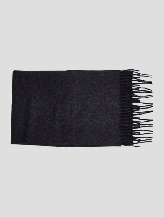 Kiton Dark Gray Cashmere Scarf