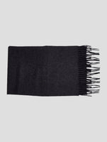 Kiton Dark Gray Cashmere Scarf