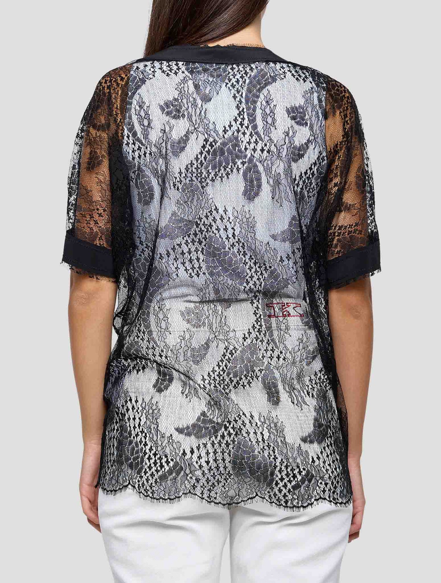 Kiton Black Viscose Pa Shirt Women