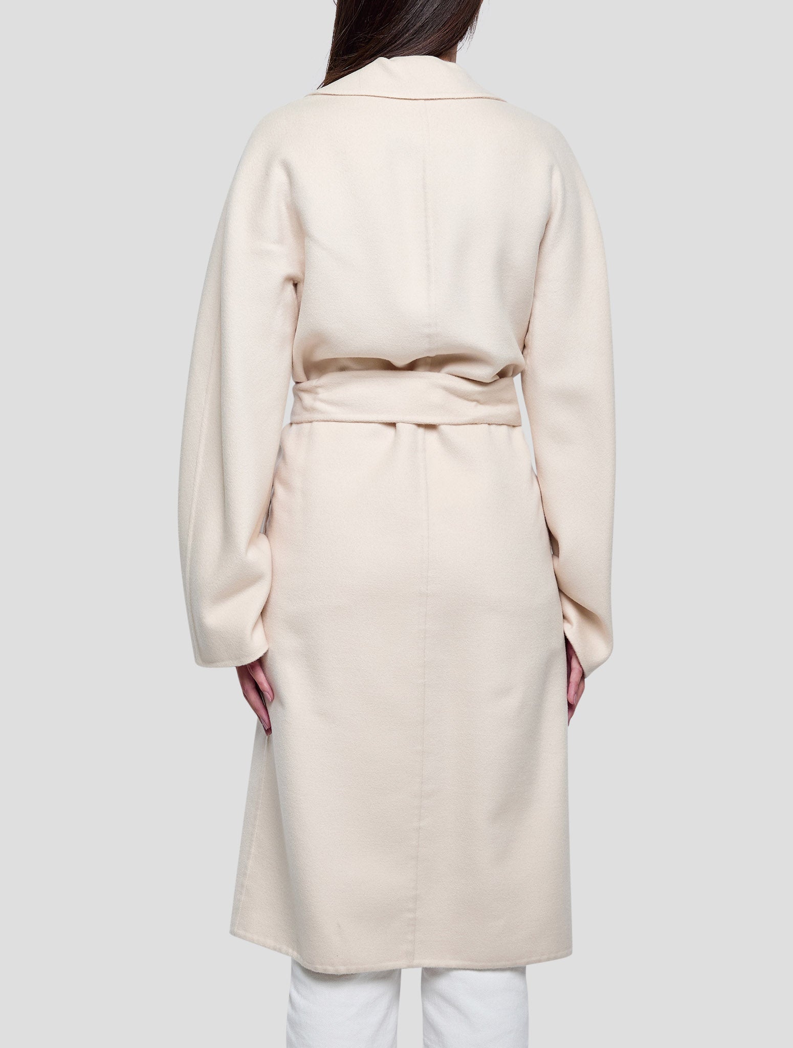 Kiton Beige Cashmere Overcoat Women