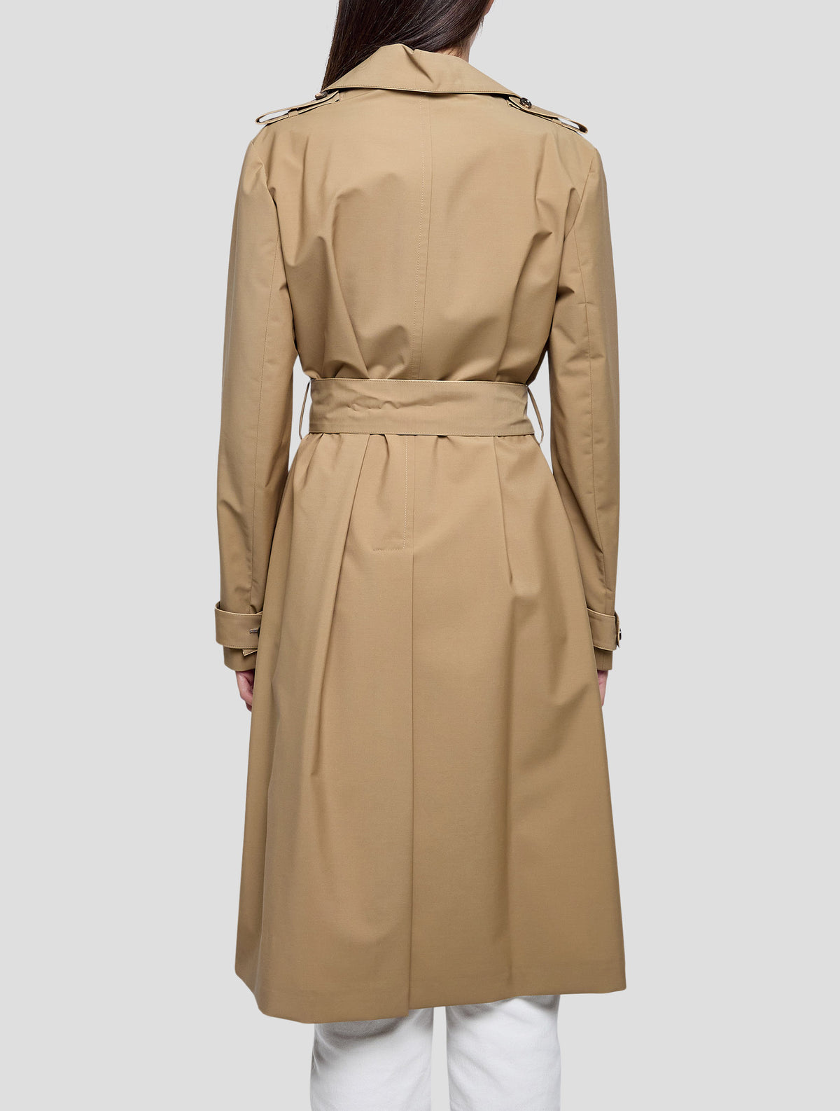 Kiton Brown Wool Pa Overcoat Women