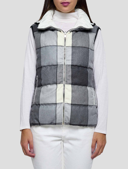 Kiton Multicolor Cashmere Reverse Gilet Women