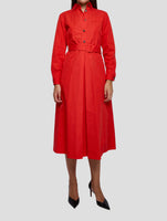 Kiton Green Cotton Dress Women